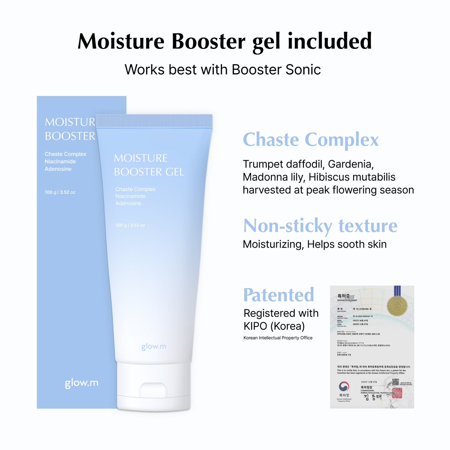 Booster Sonic with Moisture Booster Gel (100g)