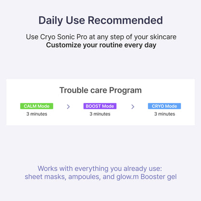 Cryo Sonic Pro with Moisture Booster Gel (100g)
